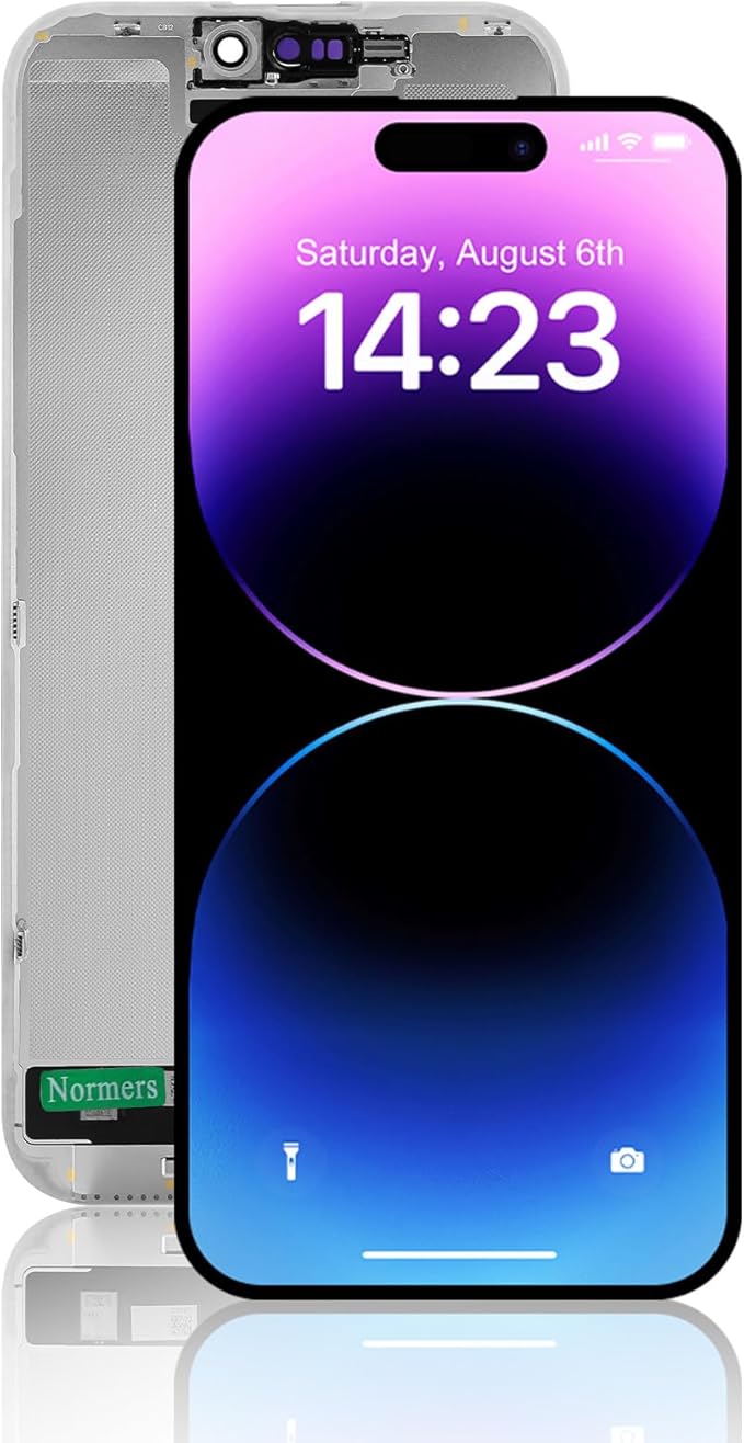 for iPhone 16 pro Screen Replacement, 6.3 inch 3D Touch FHD Display LCD Full Repair Kit with Digitizer Assembly, Tool Set, Tempered Glass & Waterproof Adhesive