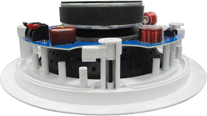 82C Silver Ticket In-Ceiling Speaker with Pivoting Tweeter (8 Inch in-ceiling) 1 Piece, 11 inch overall size