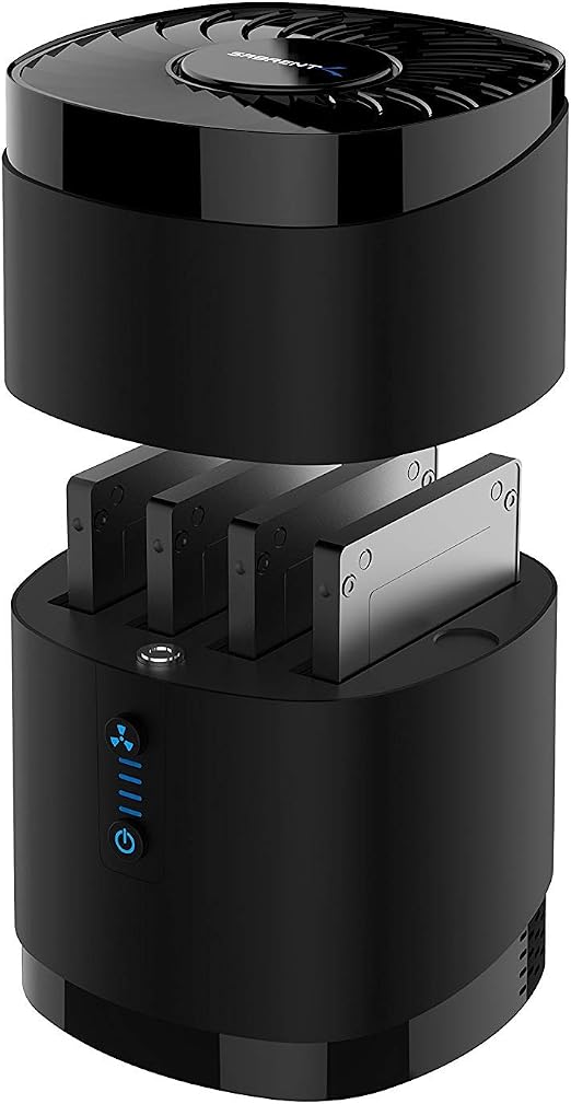 SABRENT USB 3.0 4-Bay 2.5in SATA SSD/HDD Docking Station, Fan (DS-4SSD)