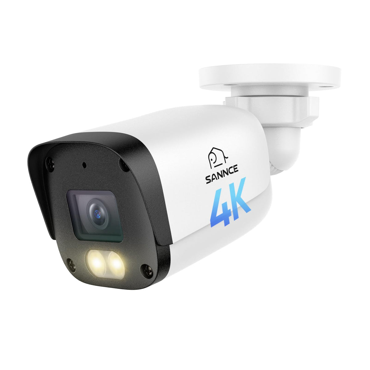 SANNCE 4K 8MP Full Color Night Vision PoE Bullet Cam | Smart Home - Image 1