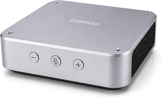 Conference Speakerphone, 4-Mic 360° Pickup, Bluetooth 5.3 & USB