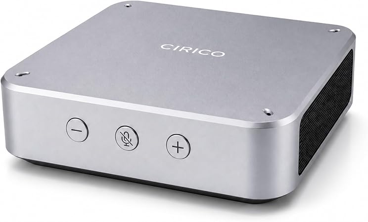 Conference Speakerphone, 4-Mic 360° Pickup, Bluetooth 5.3 & USB