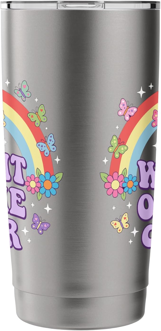 Rainbow Stainless Steel Insulated Tumbler