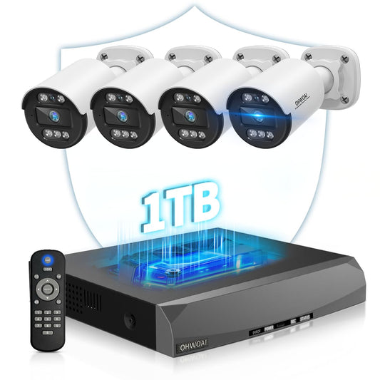Two-Way Audio PoE Security Camera System Outdoor | 5 | Smart Home - Image 1