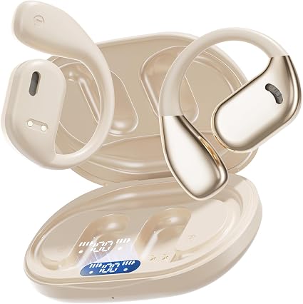 M75 Open Ear Earbuds,Open Ear Headphones True Wireless (Skin)