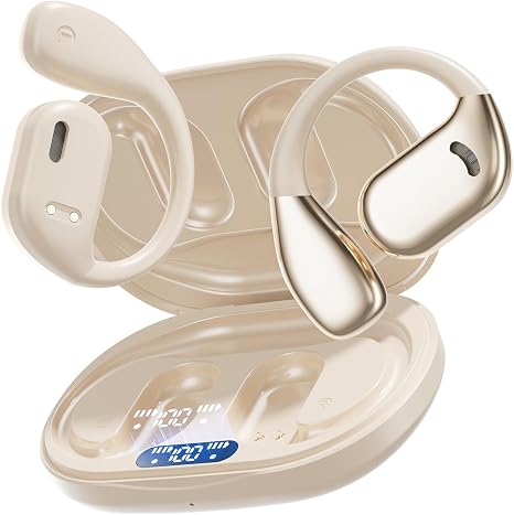 M75 Open Ear Earbuds,Open Ear Headphones True Wireless (Skin)