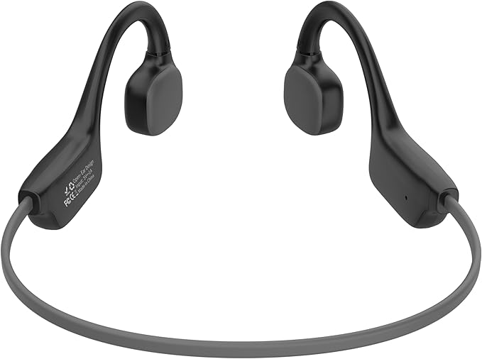 Bone Conduction Sports Headphones – Open-Ear Bluetooth 5.3 Wireless Earphones, Lightweight & Sweatproof, IPX5 Waterproof Headset for Running, Cycling & Hiking
