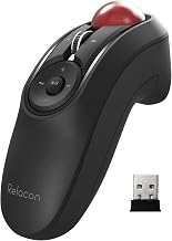 ELECOM Relacon Handheld Trackball Mouse 2.4GHz Wireless M-RT1DRBK - Image 1