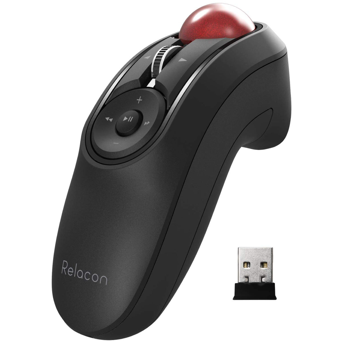 ELECOM Relacon Handheld Trackball Mouse 2.4GHz Wireless M-RT1DRBK
