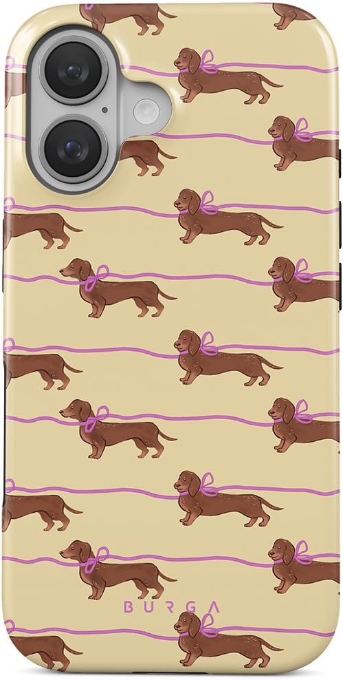 BURGA Phone Case for iPhone 16 - Cute, Trendy, Aesthetic, Pattern Phone Cover, Hard Shell Protection - fits Apple iPhone 16 Case for Women and Men