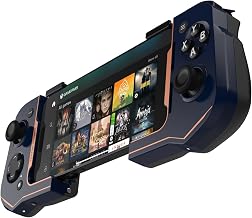 Turtle Beach Atom Mobile Game Controller with Bluetooth for Cloud Gaming on iPhone with Compact Shape, Console Style Controls & Low Latency Bluetooth – Cobalt Blue