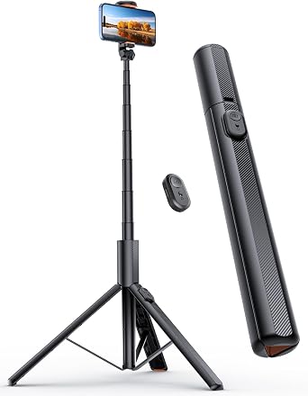 ANXRE 71" Phone Tripod with 1/4" Camera Mount, NT79 Extendable Selfie Stick