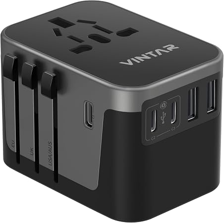 VINTAR Universal Travel Adapter 30W, International Power Adapter