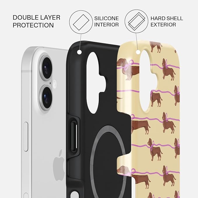 BURGA Phone Case for iPhone 17 - Cute, Trendy, Aesthetic, Pattern Phone Cover, Hard Shell Protection - fits Apple iPhone 17 Case for Women and Men