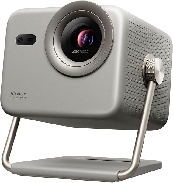Hisense M2 Pro, Triple Laser Smart Portable Lifestyle Projector, 4K UHD, 65” – 200”, 1,300 Lumens, Dolby Vision,Optical Zoom, Intelligent Screen Adjustments, Vidaa OS, Netflix Included