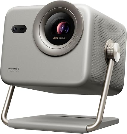 Hisense M2 Pro, Triple Laser Smart Portable Lifestyle Projector, 4K UHD, 65” – 200”, 1,300 Lumens, Dolby Vision,Optical Zoom, Intelligent Screen Adjustments, Vidaa OS, Netflix Included