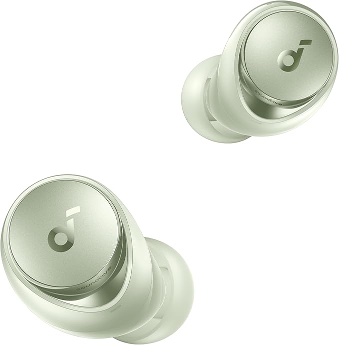 Soundcore by Anker Space A40 Auto-Adjustable Active Noise Cancelling Wireless Earbuds, Reduce Noise by Up to 98%, 50H Playtime, Hi-Res Sound, Comfortable Fit, App Customization, Wireless Charge
