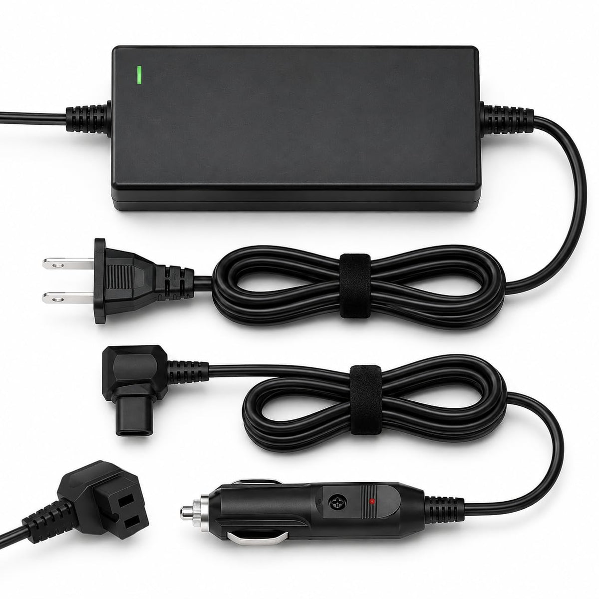 AC/DC Car Refrigerator Power Cord Kit, 14.5V AC Adapter and 12V/24V DC Cigarette Lighter Plug Compatible with Alpicool Bodega Euhomy BougeRV ICECO Setpower ARB Portable Fridge Freezer