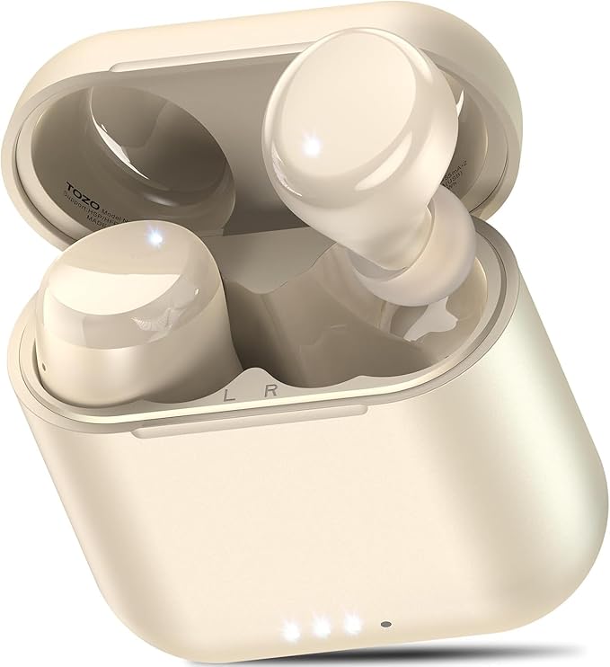 TOZO T6 Wireless Earbuds Bluetooth 5.3 Stereo Sound in Ear Headphones