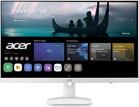 Acer 27" IPS FHD 1920x1080 Smart Monitor WebOS KS272 G0wemiix