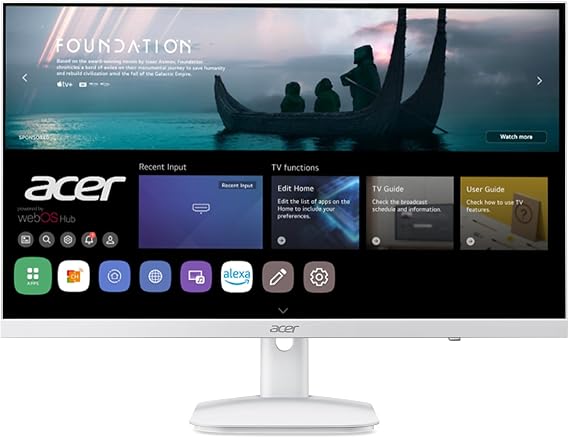 Acer 27" IPS FHD 1920x1080 Smart Monitor WebOS KS272 G0wemiix