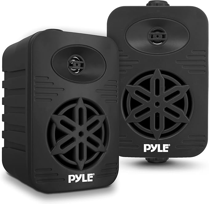 Pyle Indoor Outdoor Speakers Pair &