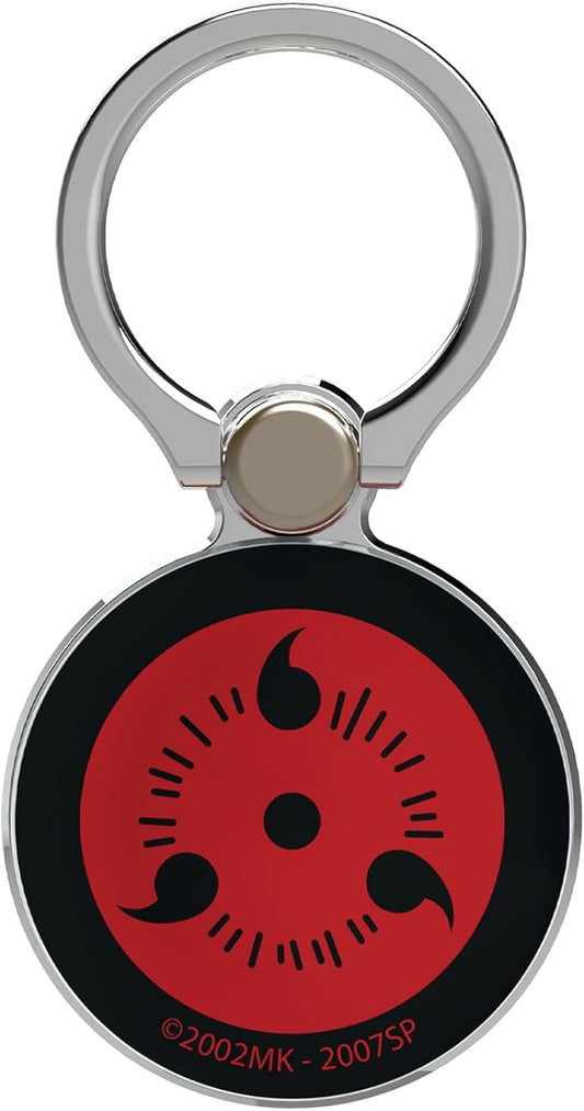 iFace Naruto Shippuden Anime Licensed Universal Smartphone Ring Holder Kickstand Accessory ??Stick On Phone Stand/Hand Gripper Compatible with iPhone, Samsung Galaxy, etc. - Sharingan Symbol