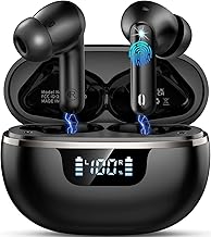 Wireless Earbuds, 2026 Bluetooth 5.4 Headphones HiFi Stereo, 50H Playtime In Ear Buds Deep Bass with 4 ENC Noise Cancelling Mics, IP7 Waterproof Wireless Earphones with LED Display, Fast Charging Case - Image 1
