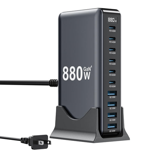 880W USB C Charger Block,10-Port USB C GaN Multiple | Charging & Power - Image 1