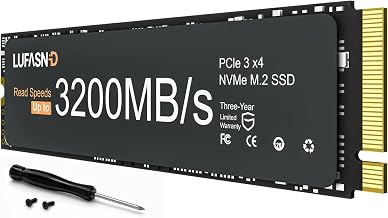 1TB M.2 NVMe SSD 2280, PCIe Gen3 x4 Internal Solid State Drive, Up to 3200MB/s, 3D NAND TLC with SLC Cache, High-Speed Storage Upgrade for Laptop & Desktop PC - Image 1