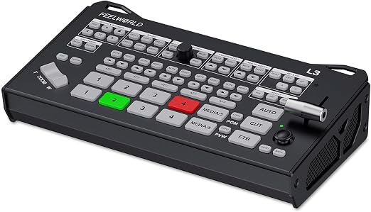 FEELWORLD L3 4 HDMI 1 UVC 5 Channel Multi Camera Video Switcher Mixer