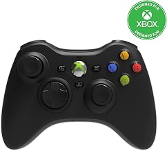Hyperkin Xenon Wired Controller for XBOX Series X|S, XBOX One & Windows 10|11, PC, Plug and Play Gaming Gamepad with 3.5MM Audio Jack, Impulse Triggers - Black - Officially Licensed - Image 1