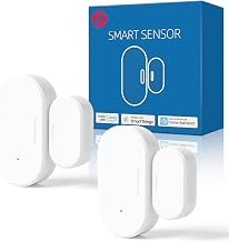2 Pack Zigbee Door Sensor, Mini Smart Contact Sensor for Home Automation, Kid Safety, Compatible with SmartThings, Alexa, Home Assistant, Aeotec, Hubitat, Homey, Zigbee Hub Required