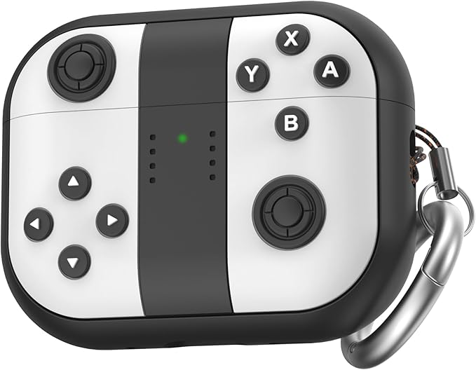 for AirPods Pro 3 Case - 2025 Silicone Cover Gamepad Design Case for Apple AirPods Pro 3rd Generation, Cute Air pod Pro 3 Cover for Men/Women (White)