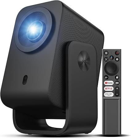TCL C1 Smart Google TV Projector, WiFi and Bluetooth, 285° Rotating Gimbal