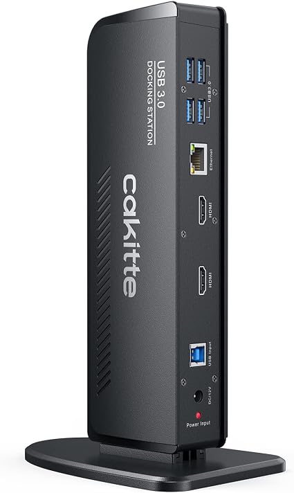 USB 3.0 Docking Station Dual Monitor, Universal Laptop Docking Station for MacBook & Windows - Image 4
