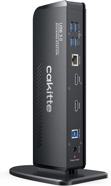 USB 3.0 Docking Station Dual Monitor, Universal Laptop Docking Station for MacBook & Windows - Image 5