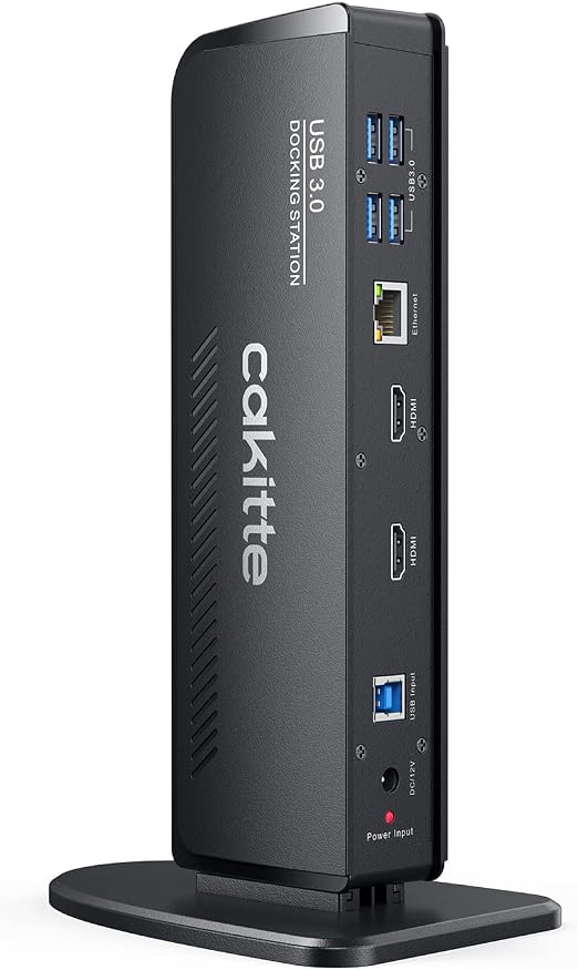USB 3.0 Docking Station Dual Monitor, Universal Laptop Docking Station for MacBook & Windows - Image 6