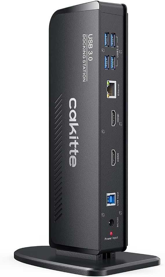 USB 3.0 Docking Station Dual Monitor, Universal Laptop Docking Station for MacBook & Windows - Image 7