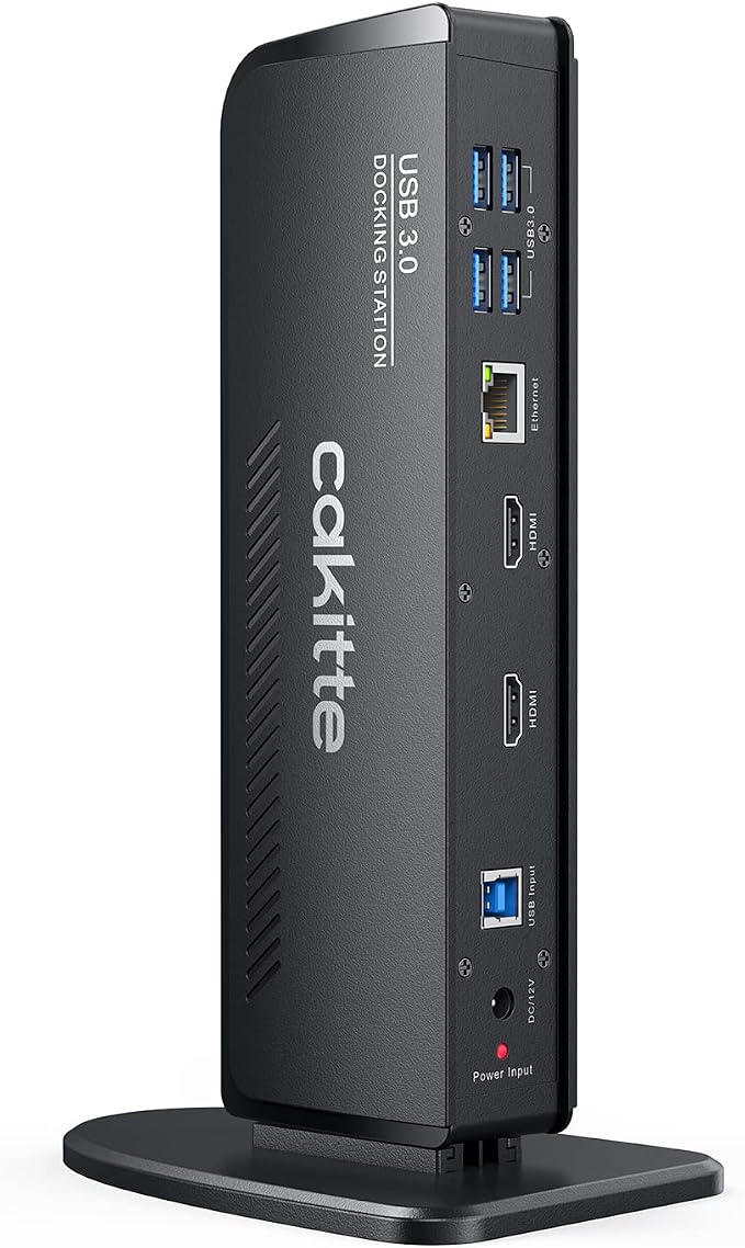 USB 3.0 Docking Station Dual Monitor, Universal Laptop Docking Station for MacBook & Windows - Image 8