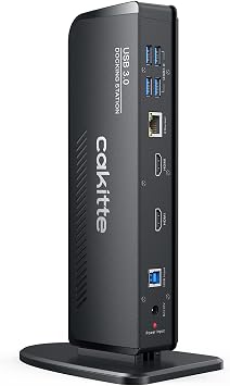 USB 3.0 Docking Station Dual Monitor, Universal Laptop Docking Station for MacBook & Windows - Image 2