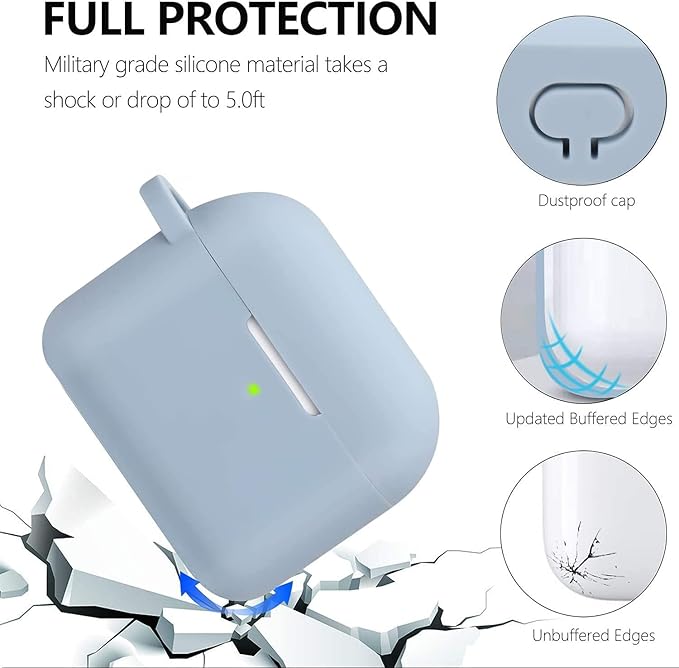VISOOM Case for Airpods 3 Pink Airpods 3rd Cases 2021 Silicone for iPod 3 Earbuds Case Cover Women Wireless Charging Case with Accessories Girl Bling Keychain for Apple Ear Buds 3rd Generation