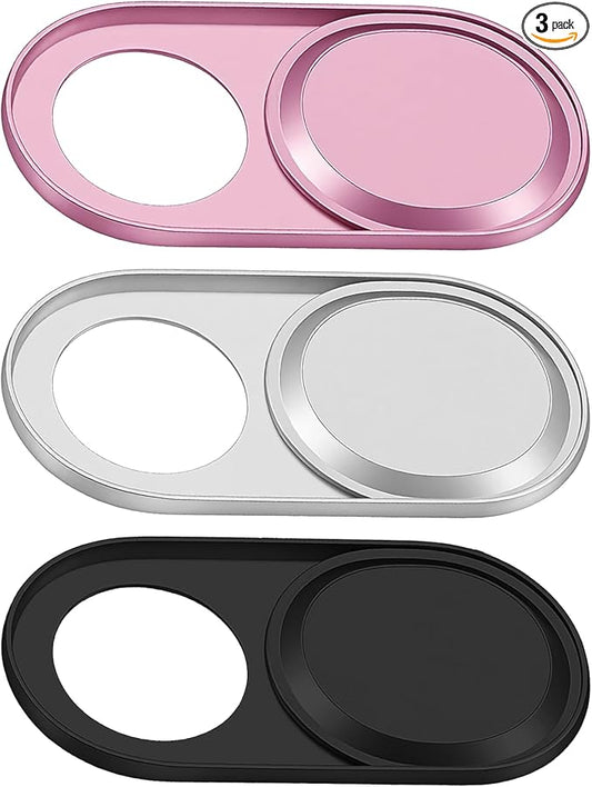 3 Pcs Laptop Camera Cover Slide, Ultra-Thin Metal Camera Cover, Webcam Covers Slide, Protect Your Privacy Security, Cameras Covers for Desktop Tablet Pad