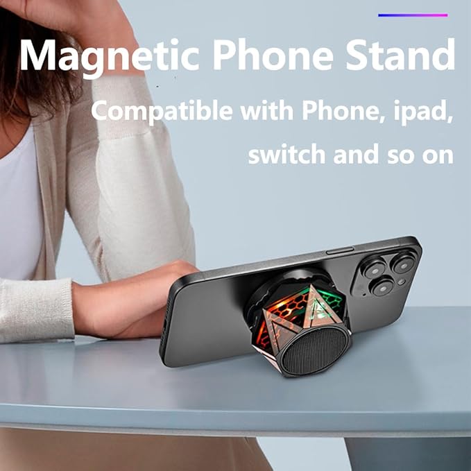 Portable Bluetooth Speaker with Stereo Sound, Bluetooth 5.3,IPX7 Waterproof and Dustproof,24H Playtime,Wireless Stereo Pairing,Magnetic Speaker Compatible with iPhone/ipad/Samsung Galaxy