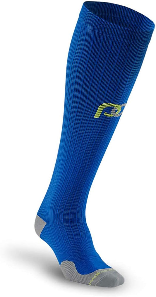 PRO Compression Running Marathon Socks - Calf-Length Travel and Sports Compression Socks for Foot and Ankle Support, Unisex