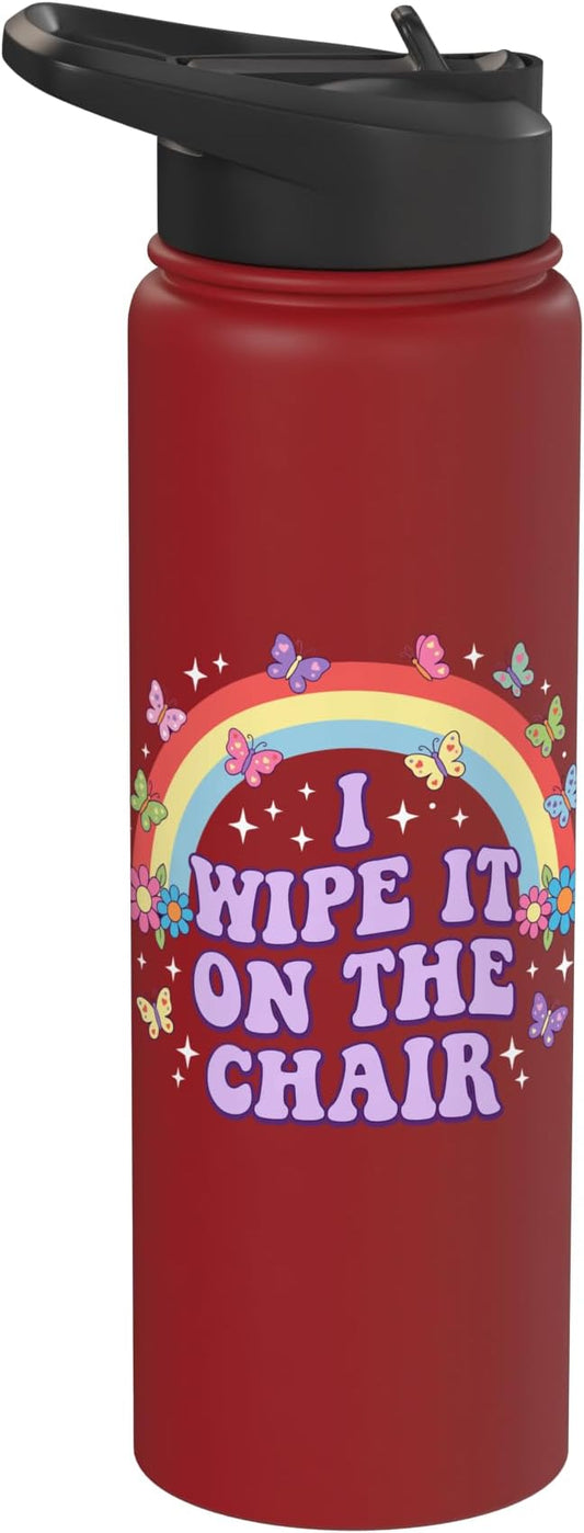 Rainbow Stainless Steel Insulated Water Bottle