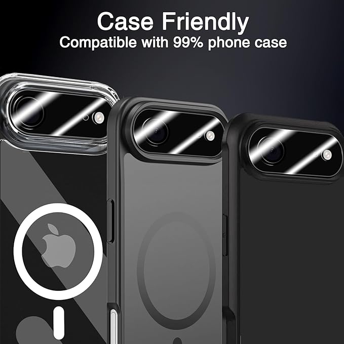 Wiaocit 3 Pack Tempered Glass Camera Lens Protector for iPhone Air, 9H Hardness, Anti-Scratch, Case Friendly