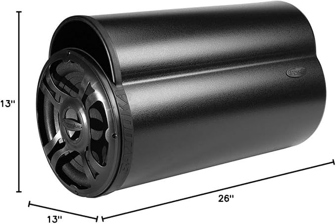 Bazooka BTA10100 BT Series 10-Inch 100-Watt Amplified Tube Subwoofer