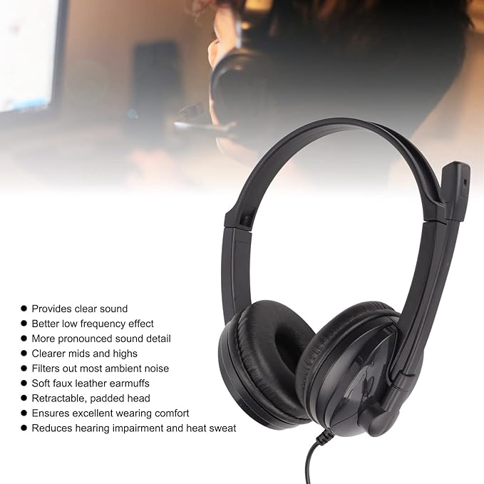 Gaming Headset, Over Ear Gaming Headphones with Noise Canceling Mic, Stereo Bass Sound, Soft Memory Foldable Headphone for, for for One, for Switch PC