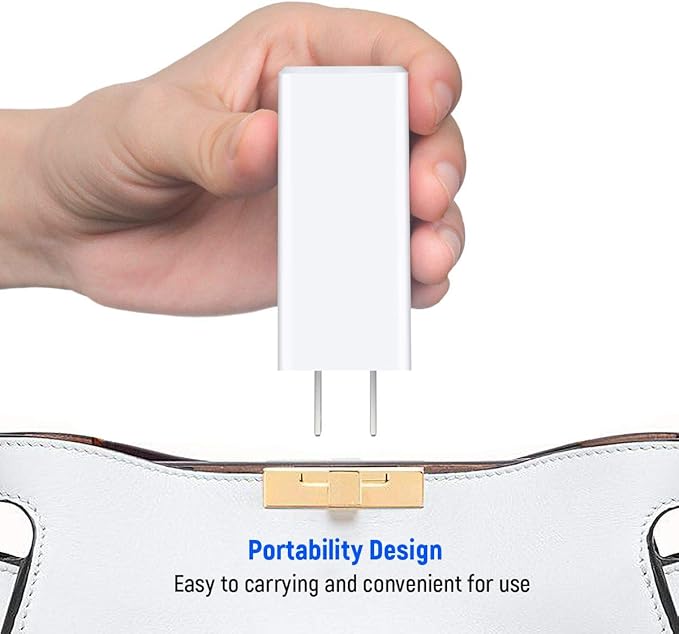 GaN Tech 65W Dual Port PD Wall Charger with 5ft USB C Cable for MacBook, Laptops, iPad Pro, iPhone12, Galaxy, Pixel and More (Black)